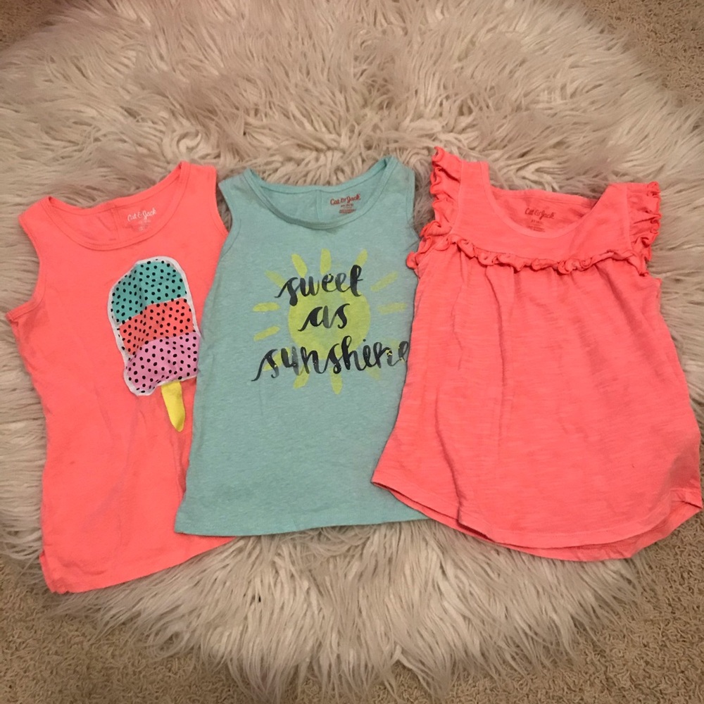 BUNDLE Girls Cat & Jack Tanks